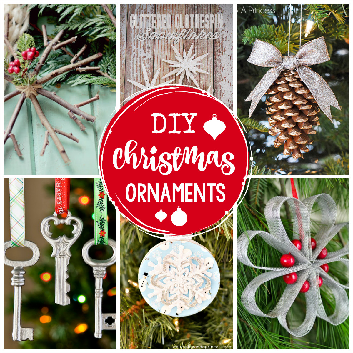 Christmas DIY Ornaments
 25 DIY Christmas Ornaments to Make This Year Crazy