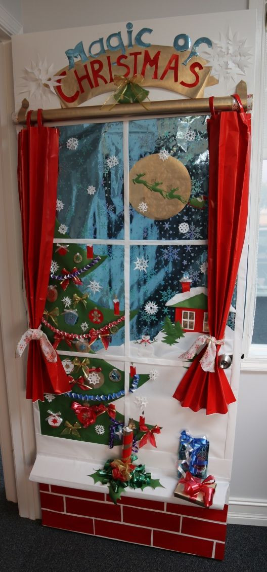 Christmas Door Decorations DIY
 DIY Door Decoration For Christmas Cathy