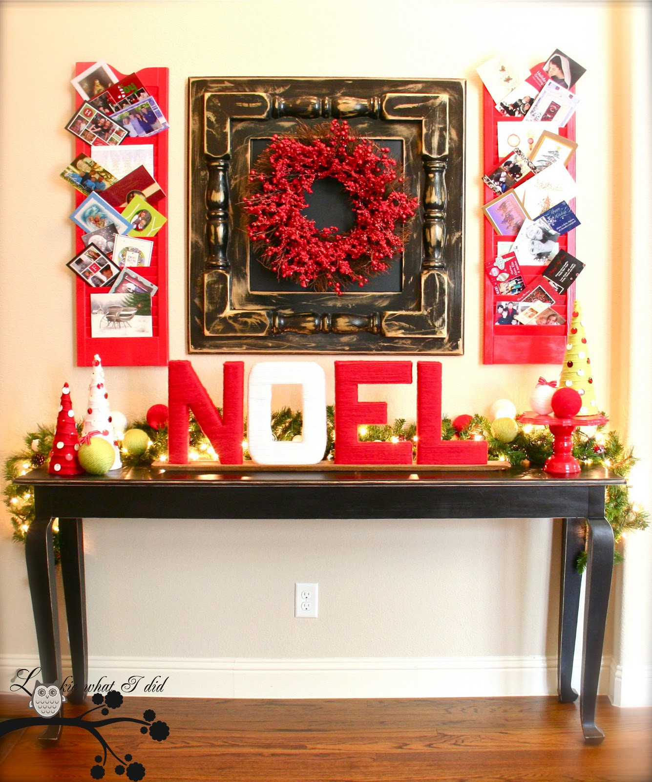 Christmas Entryway Decor
 Lookie What I Did It s A Handmade Holiday