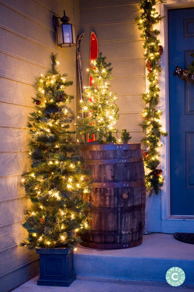 Christmas Entryway Sets
 Christmas Home Tour Outdoor Entryway – Sweet C s Designs