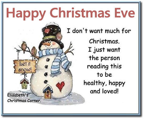 Christmas Eve Quotes
 Cute Christmas Eve Quote s and for
