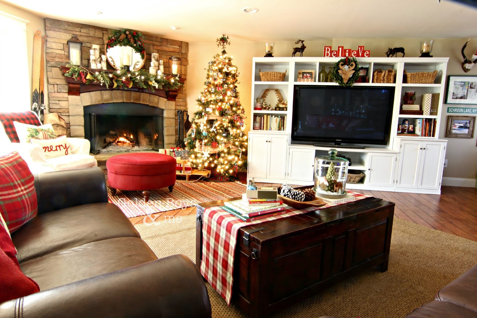 Christmas Family Room
 Golden Boys and Me Our Christmas Family Room