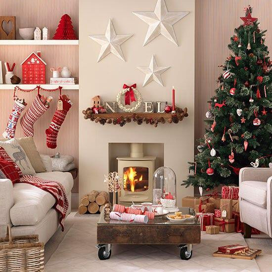 Christmas Family Room
 Beautiful Christmas decorations for your living room