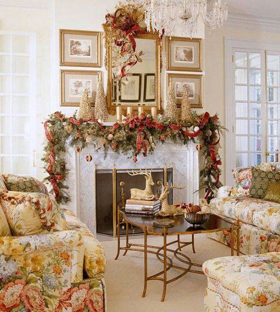 Christmas Family Room
 30 Stunning Ways to Decorate Your Living Room For