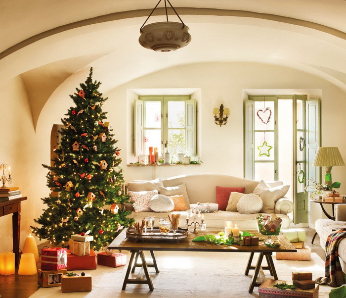 Christmas Family Room
 The Homemaker s Guide to Wel ing Christmas in the Living