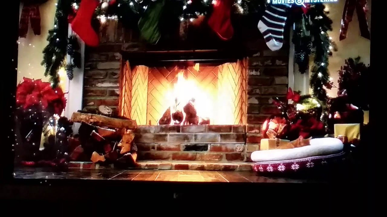 Christmas Fireplace Channel
 Happy the cat fireplace