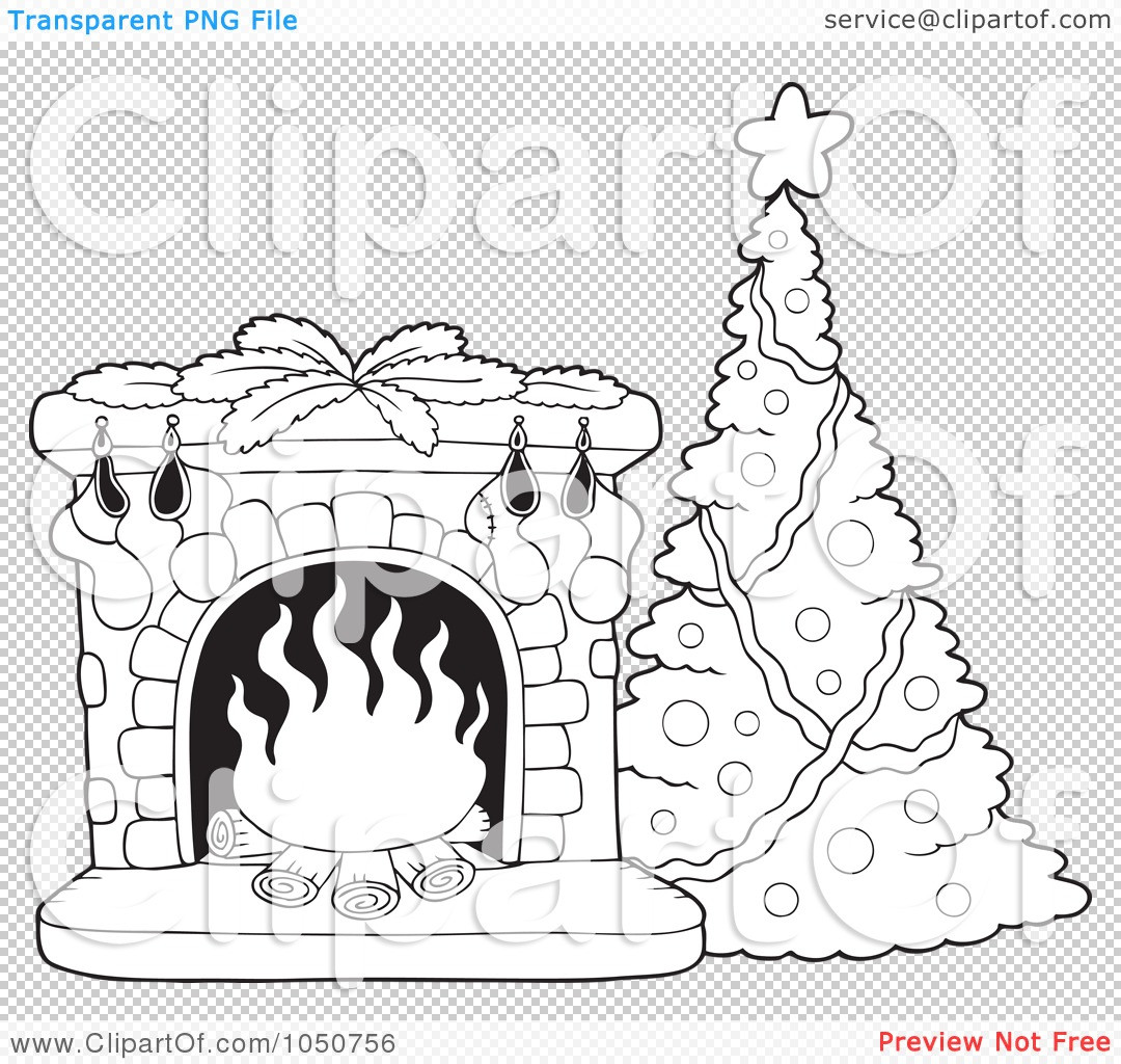 Christmas Fireplace Drawings
 Drawn fireplace christmas tree fireplace Pencil and in