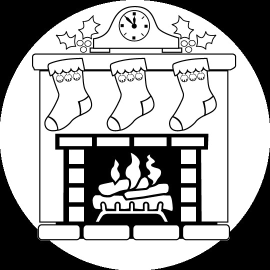 Christmas Fireplace Drawings
 LMS Chairman December 2010
