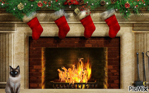 Christmas Fireplace Gif
 Christmas Fireplace PicMix