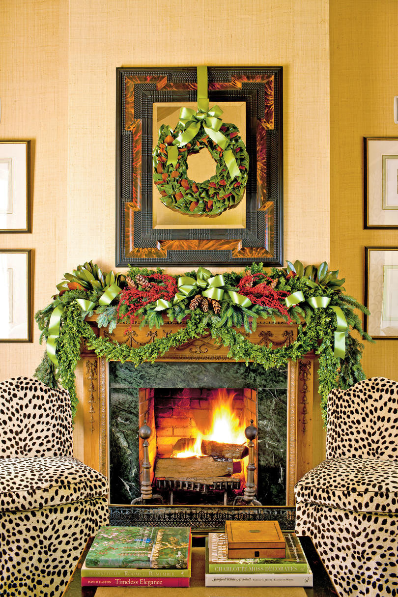 Christmas Fireplace Mantle Decorations
 Christmas Mantel Decorating Ideas Southern Living