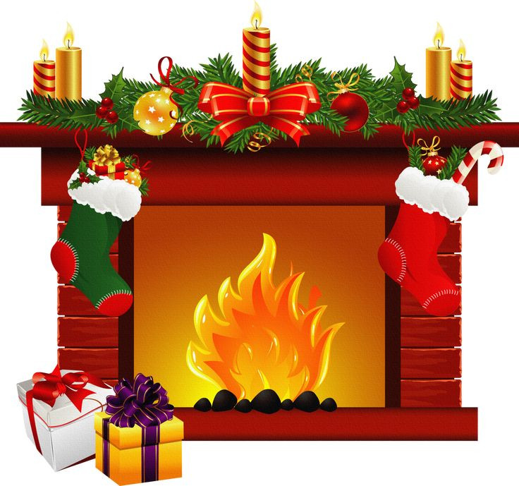 Christmas Fireplace Painting
 Christmas Clipart Christmas Fireplace 1280×1199