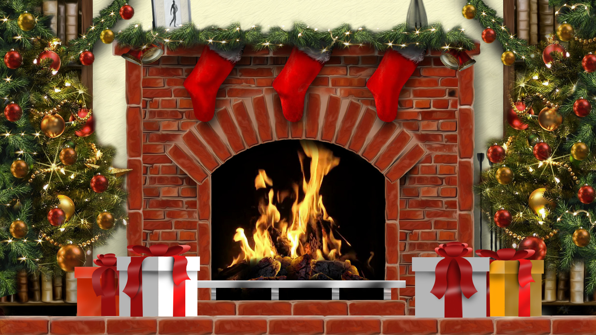 Christmas Fireplace Photo
 Amazing Christmas Fireplaces App Ranking and Store Data