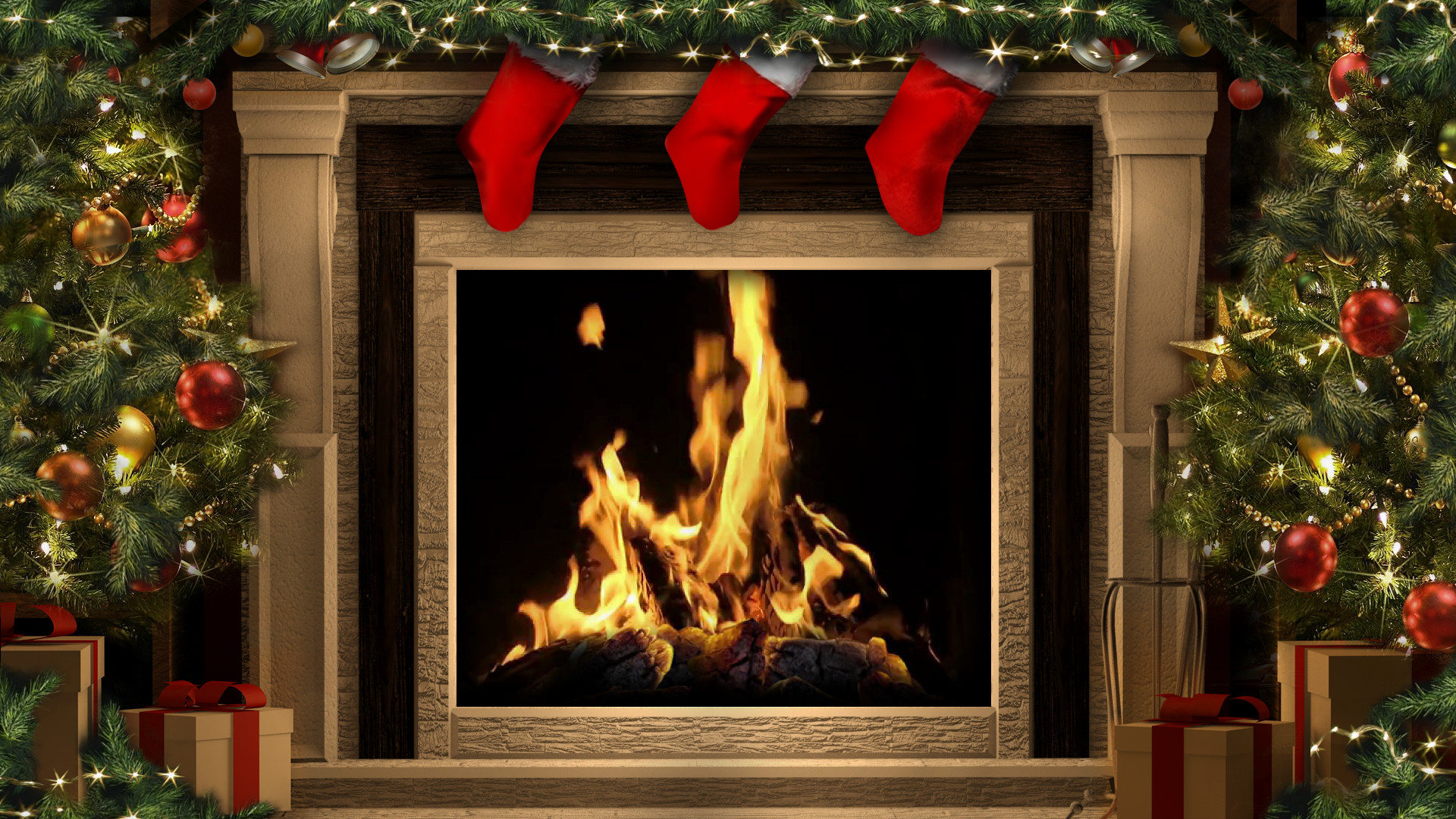 Christmas Fireplace Photo
 Amazing Christmas Fireplaces App Ranking and Store Data