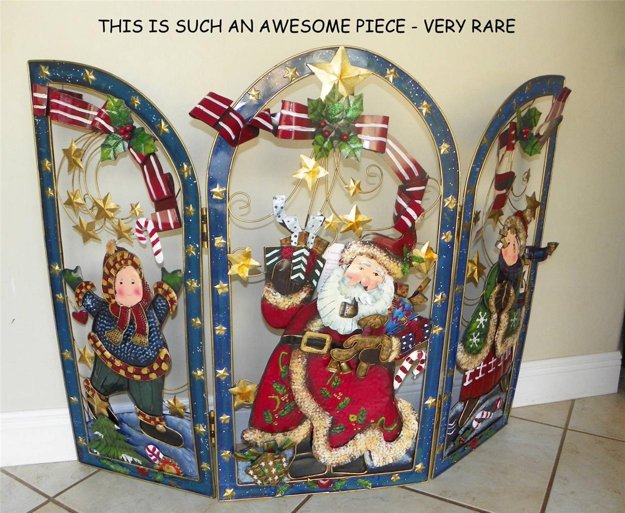 Christmas Fireplace Screen
 GRANDEUR NOEL COLLECTOR S EDITION CHRISTMAS FIREPLACE