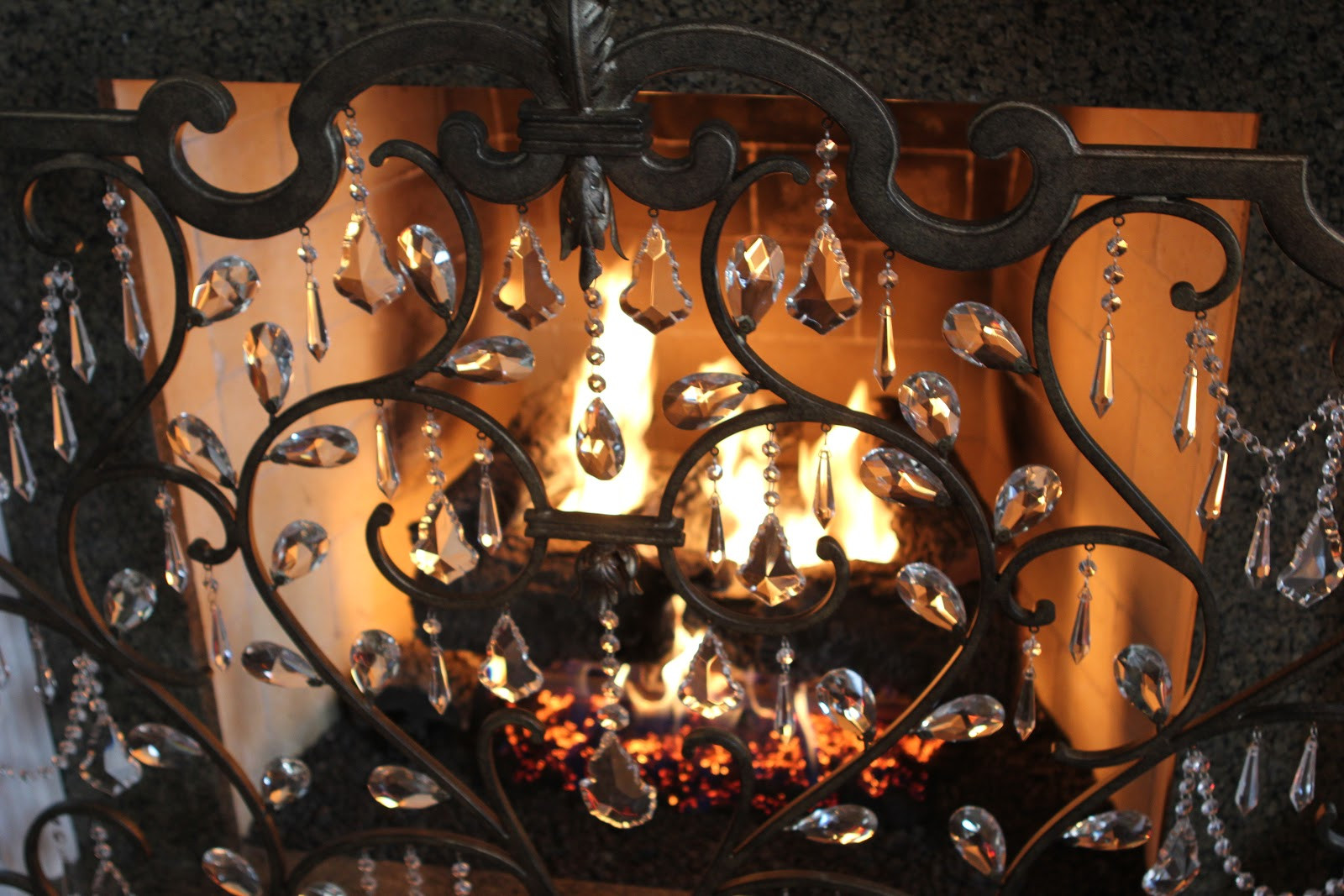 Christmas Fireplace Screens
 Romancing the Home Christmas Sometimes It Just Takes