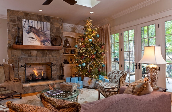 Christmas Fireplace Tree
 Christmas Tree Ideas How to Decorate a Christmas Tree