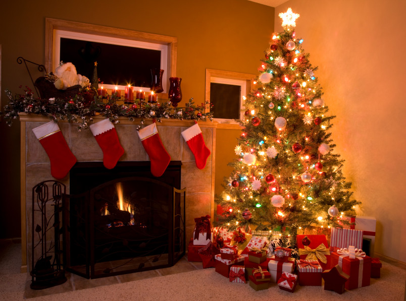 Christmas Fireplace Tree
 e Step at a Time