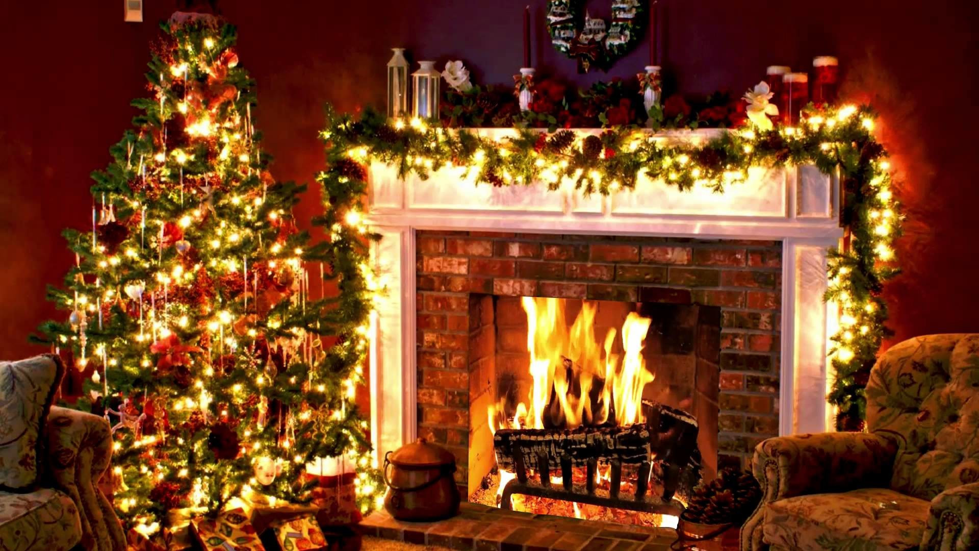 Christmas Fireplace Tree
 Christmas Fireplace Background ·① WallpaperTag