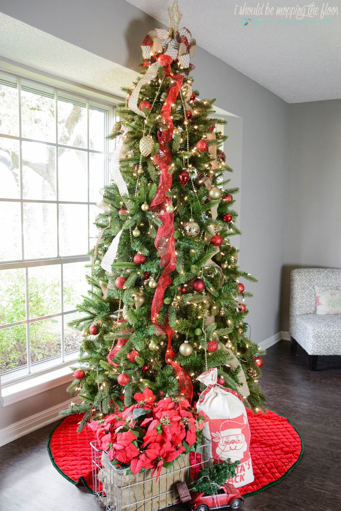 Christmas Floor Decorations
 i should be mopping the floor Blending Christmas Decor Styles