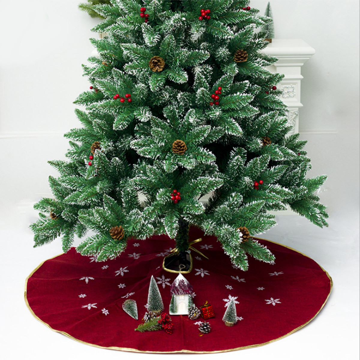 Christmas Floor Decorations
 Christmas Tree Skirt Skirts Decorations Stands Base Floor