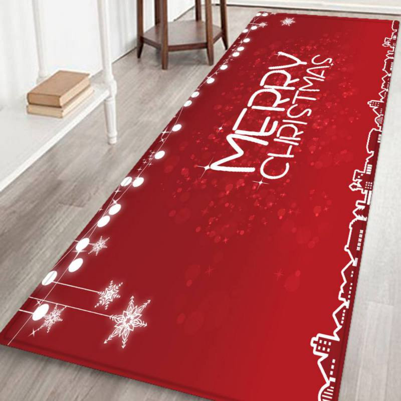 Christmas Floor Mats
 Christmas Mats Rugs Flannel Fabric Non Slip Rubber Bath