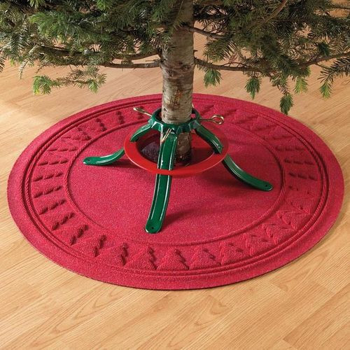 Christmas Floor Mats
 Ultra Absorbent Christmas Tree Mat at Brookstone—Buy Now