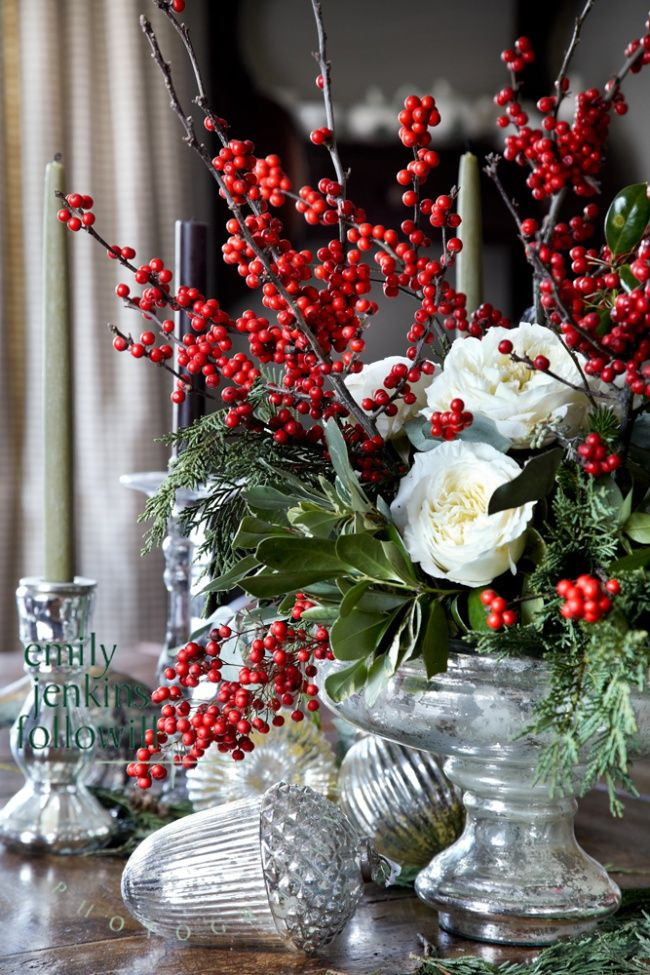 Christmas Flower Centerpieces
 164 best images about a6 on Pinterest