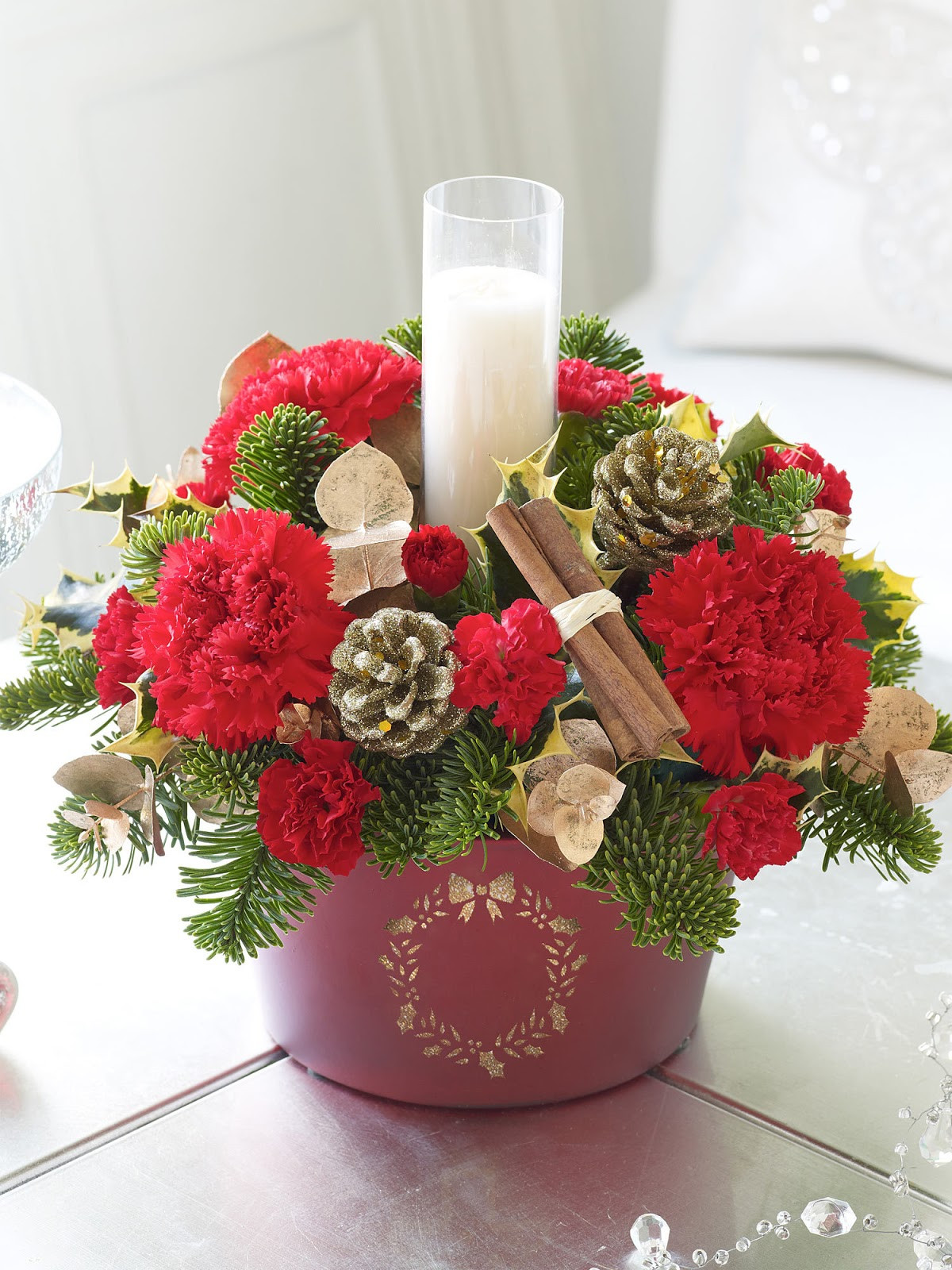 Christmas Flower Decorations
 Fun as a Gran A quick guide to Christmas flower arrangements