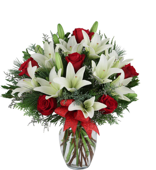 Christmas Flower Delivery Usa
 USA Flower Delivery · Christmas · Pure Joy USC11AA