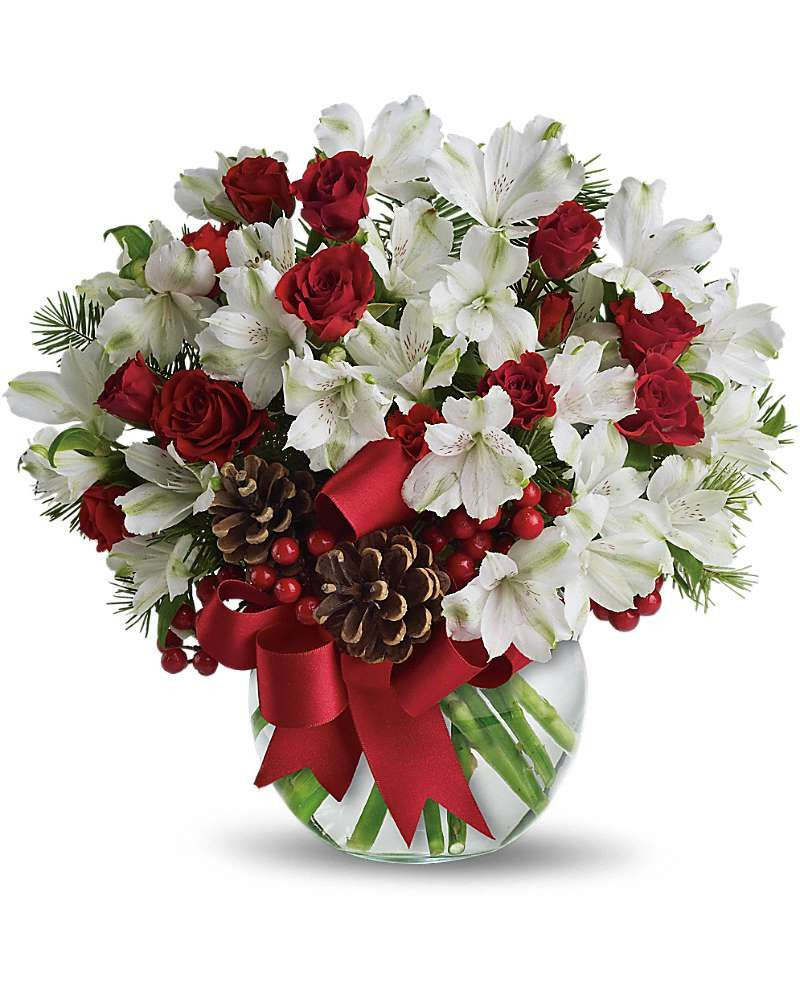 Christmas Flower Delivery Usa
 usa Flowers Let It Snow