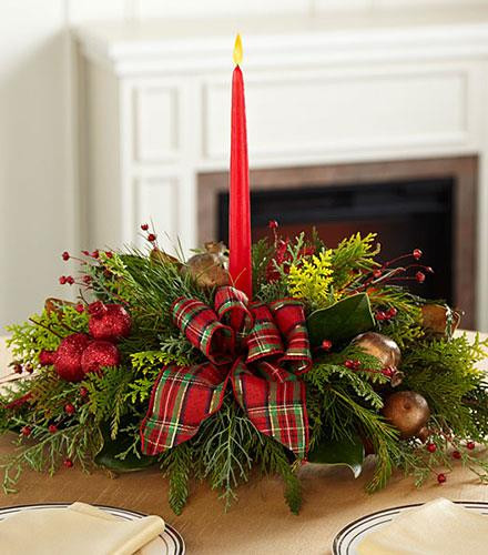 Christmas Flower Delivery Usa
 Christmas Callings Holiday Greenery Centerpiece with