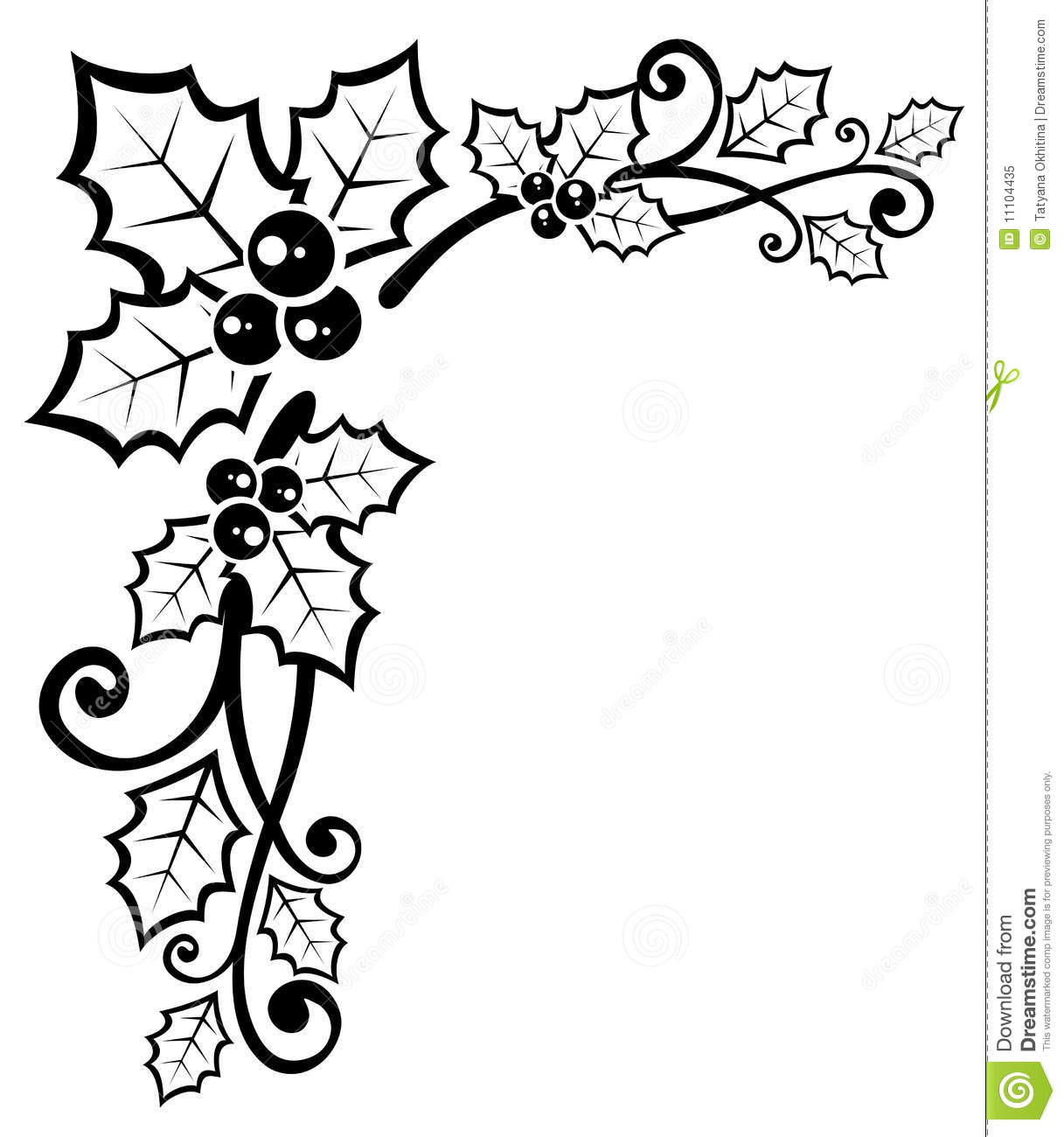 Christmas Flower Drawing
 Christmas floral pattern stock vector Illustration of