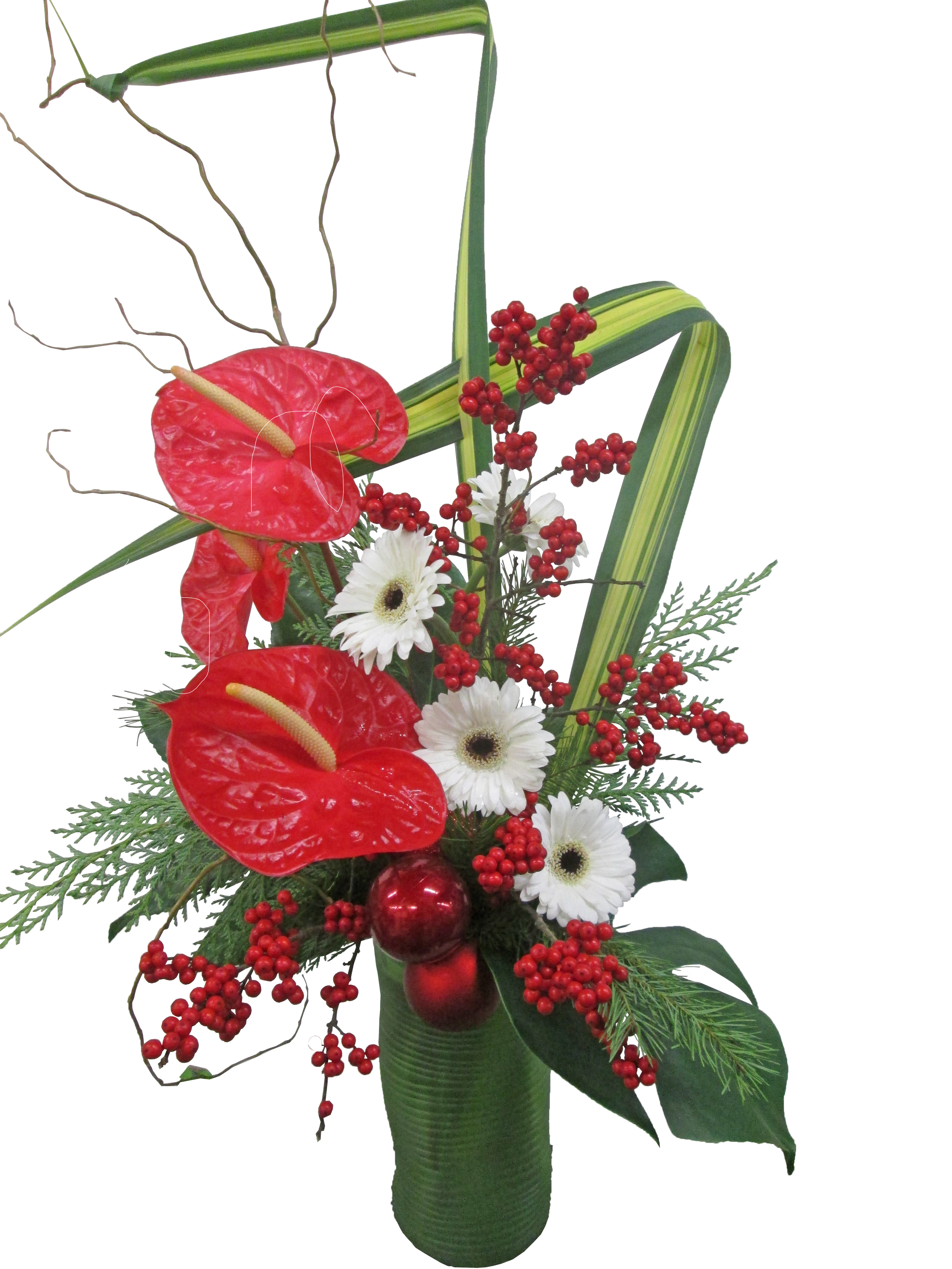 Christmas Flower Gifts
 unique christmas arrangements