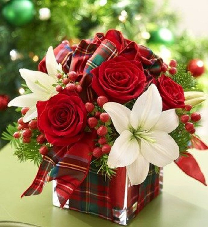 Christmas Flower Gifts
 Christmas Flowers Gift & Decor Ideas