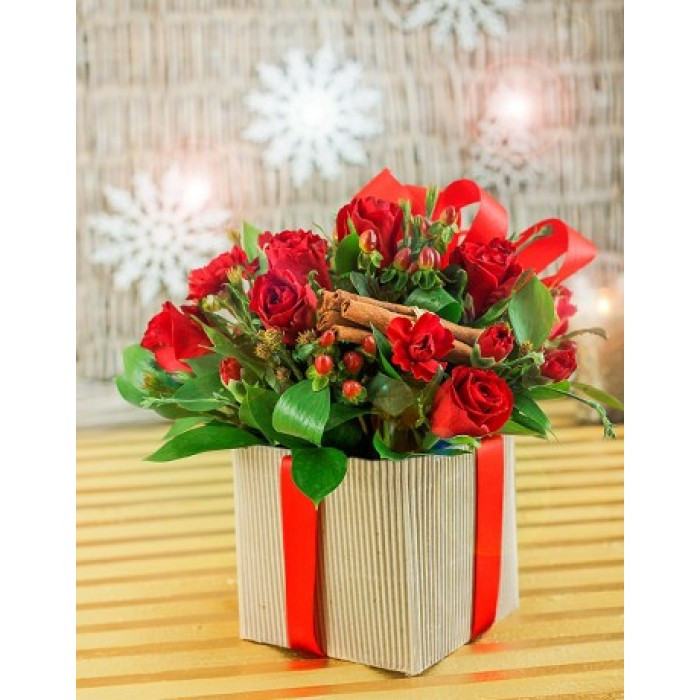 Christmas Flower Gifts
 Christmas Flower Gift Box