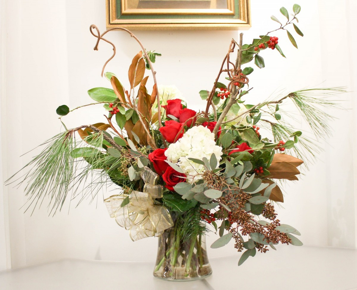 Christmas Flower Gifts
 Christmas Gift Flowers Arrangement How To Flower Magazine
