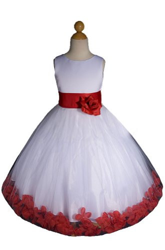 Christmas Flower Girl Dresses
 pageant dresses for toddlers Discount New White red
