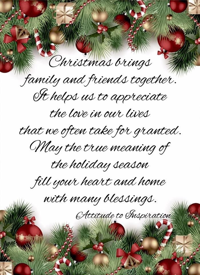 Christmas Friend Quotes
 Christmas Brings Christmas Brings Family And Friends