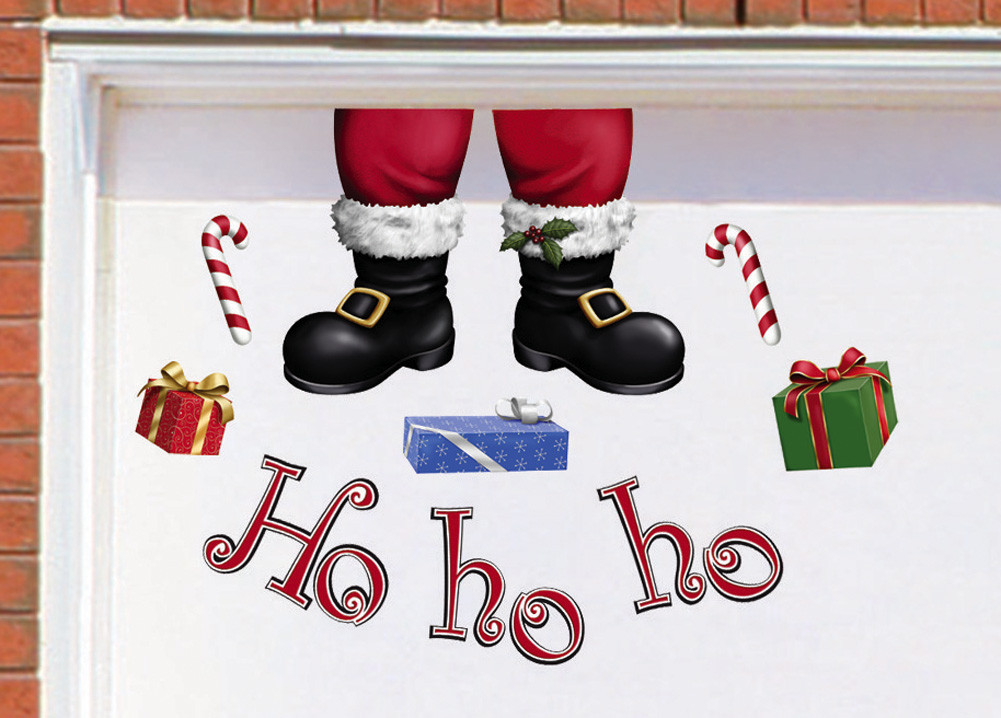 Christmas Garage Door Magnets
 Hohoho Santa Claus Funny Christmas Garage Magnets Outdoor