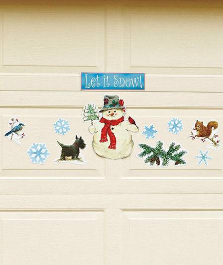 Christmas Garage Door Magnets
 NEW Let It Snow Seasonal Garage Door Magnets Home