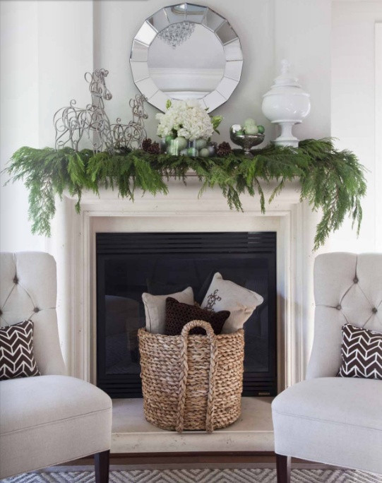 Christmas Garland For Fireplace Mantel
 Ideas for Your Christmas Mantels