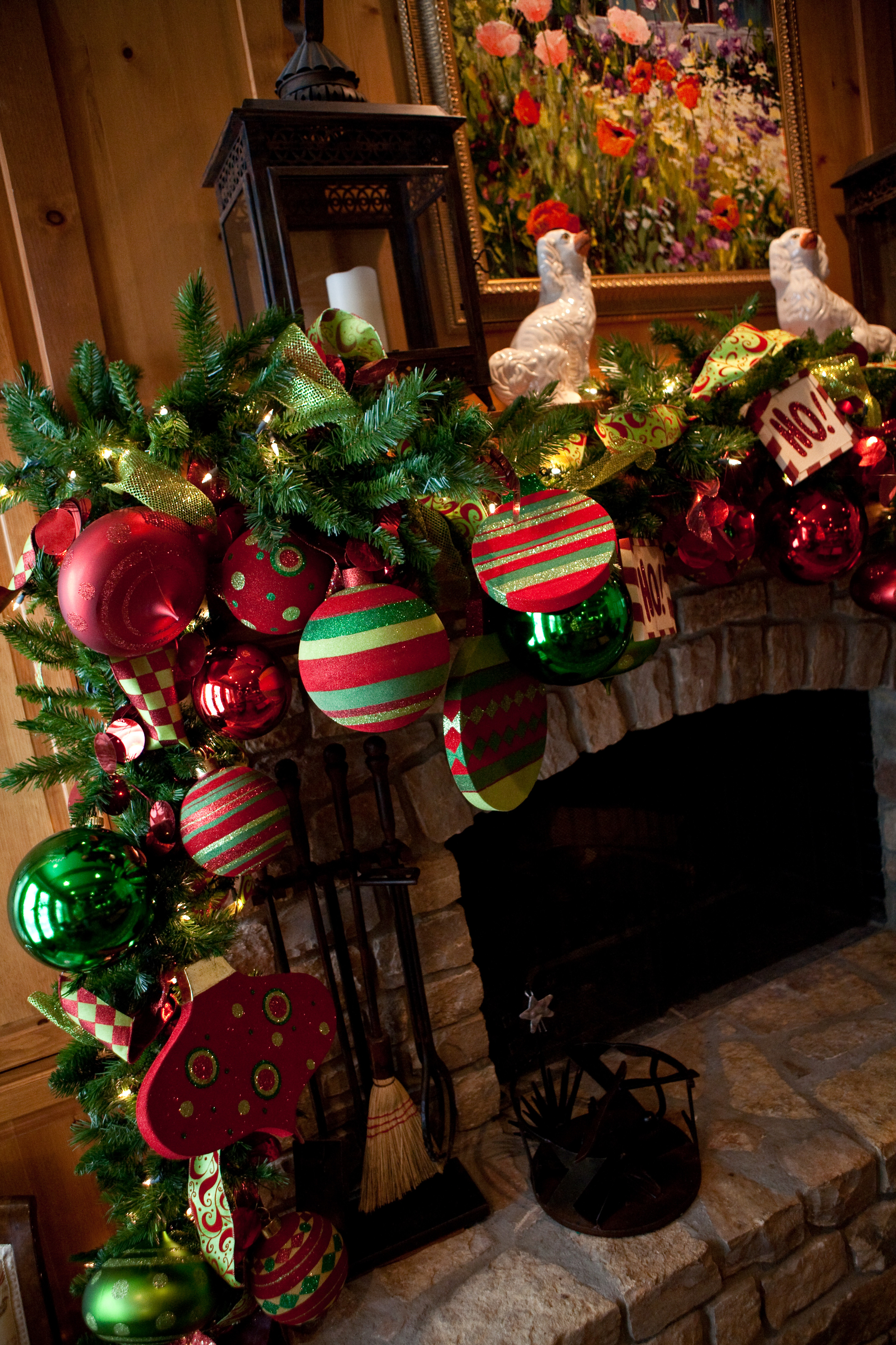 Christmas Garland For Fireplace Mantel
 Show Me a Mantel Many Merry Ways……
