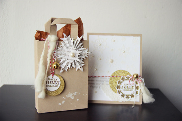 Christmas Gift Bag Ideas
 Crafting ideas from Sizzix UK Holly Jolly Christmas Gift