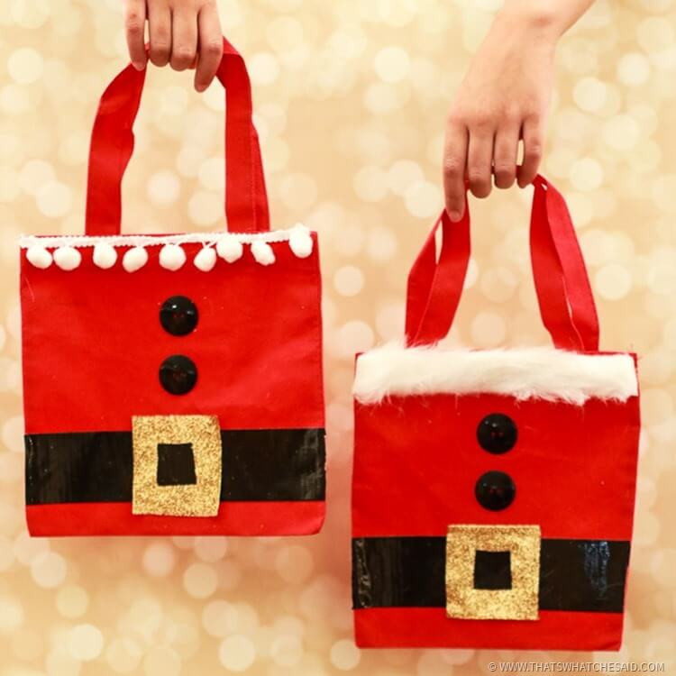 Christmas Gift Bag Ideas
 Santa Gift Bags