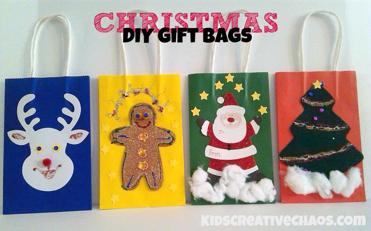 Christmas Gift Bag Ideas
 Diy Christmas Gift Bag Ideas Kids Creative Chaos