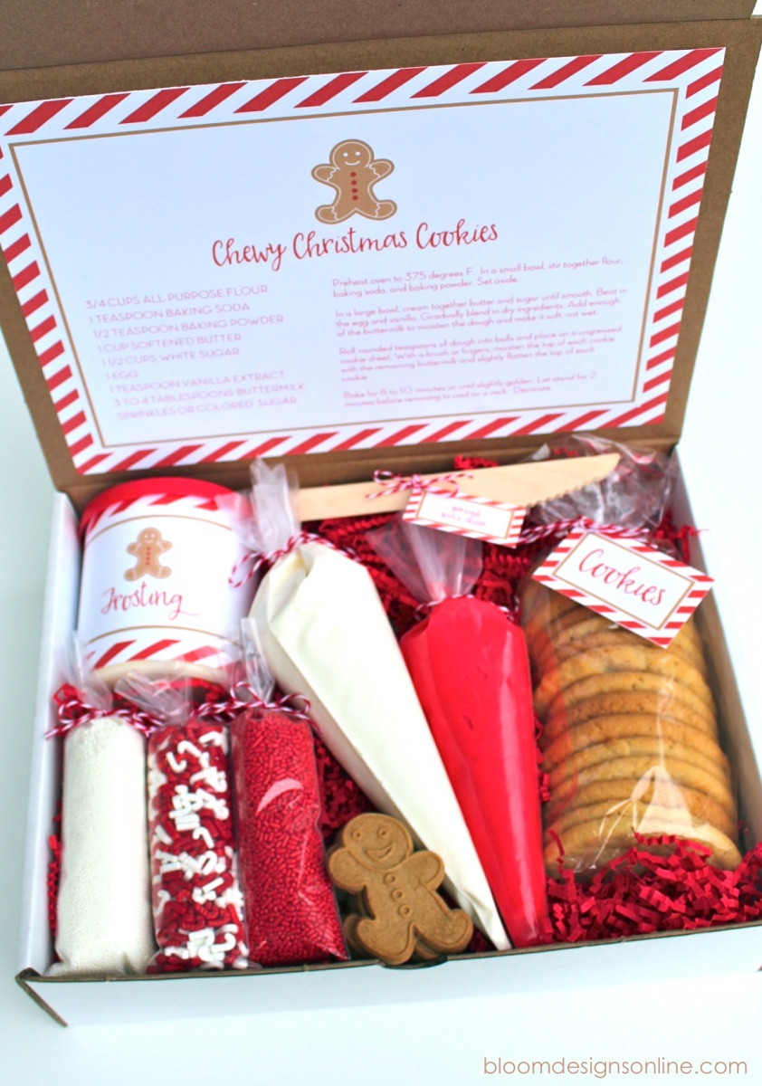 Christmas Gift Box Ideas
 Christmas Cookie Kit Bloom Designs
