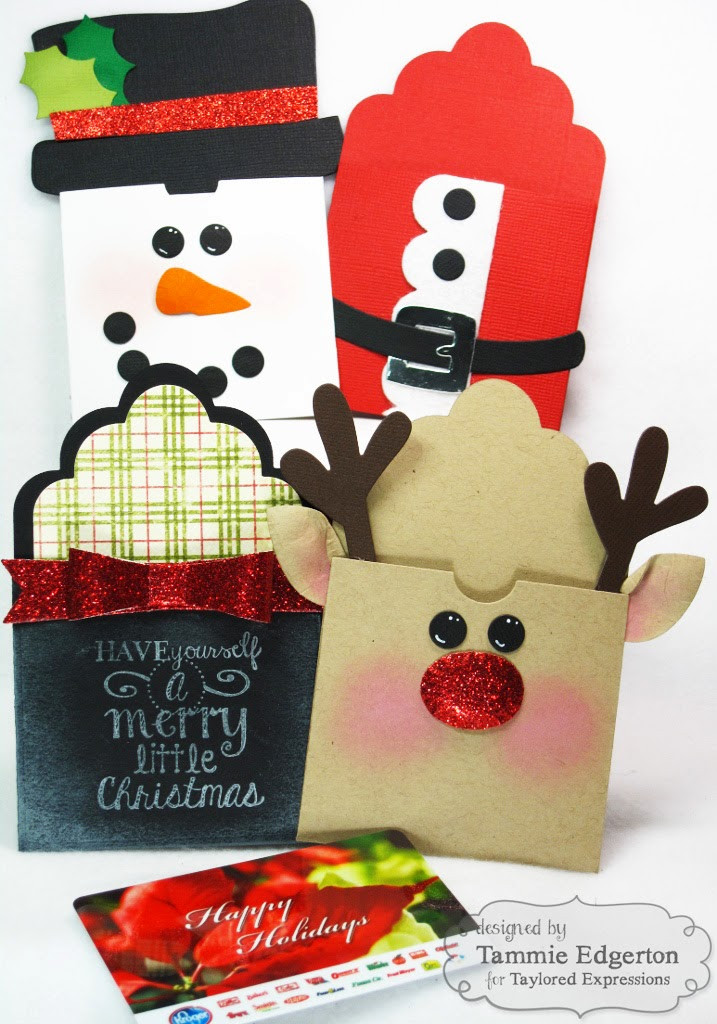 Christmas Gift Card Holder Ideas
 e Happy Stamper GIFT BAG TRIO