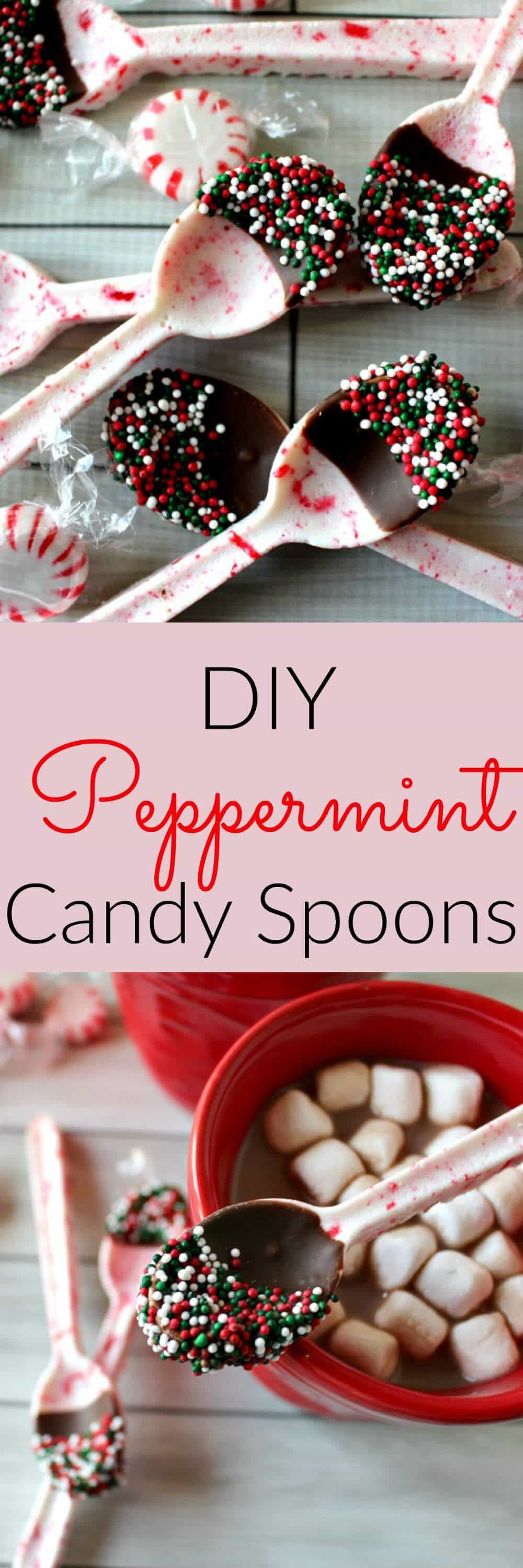 Christmas Gift DIY
 DIY Peppermint Candy Spoons Princess Pinky Girl