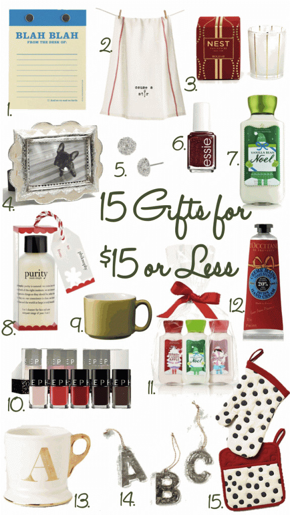 Christmas Gift Exchange Ideas For Coworkers
 15 ts under $15 great t ideas for coworkers Dirty