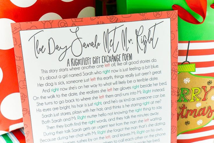 Christmas Gift Exchange Ideas For Large Family
 Best 25 Christmas t exchange poem ideas on Pinterest